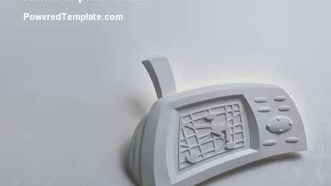 GPS PowerPoint Template by PoweredTemplate.com