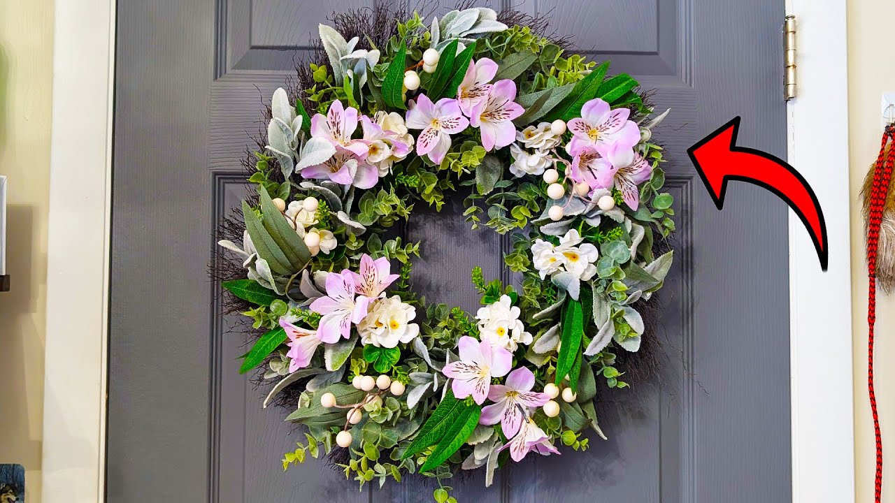Is This The Most Elegant Spring Wreath For Indoors? - YouTube