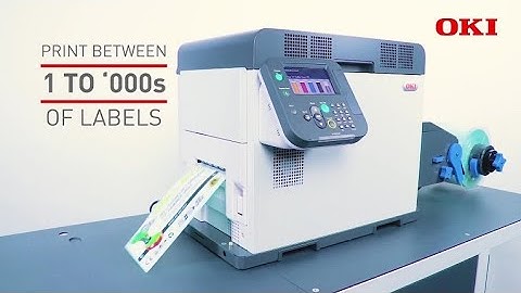 Introduction to Pro10 Series Colour Label Printers