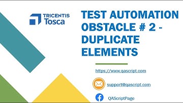 Tosca Tutorial | Lesson 108 - Twins | Duplicate Elements with same ID and InnerText | Obstacle 2 |
