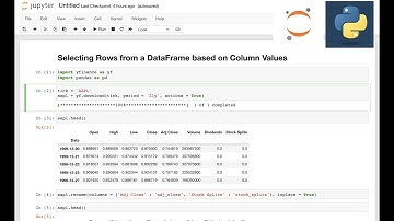 Selecting Rows from a DataFrame based on Column Values in Python  - One or More Conditions