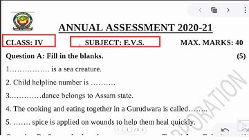 ndmc final paper || class 4th paper || english medium