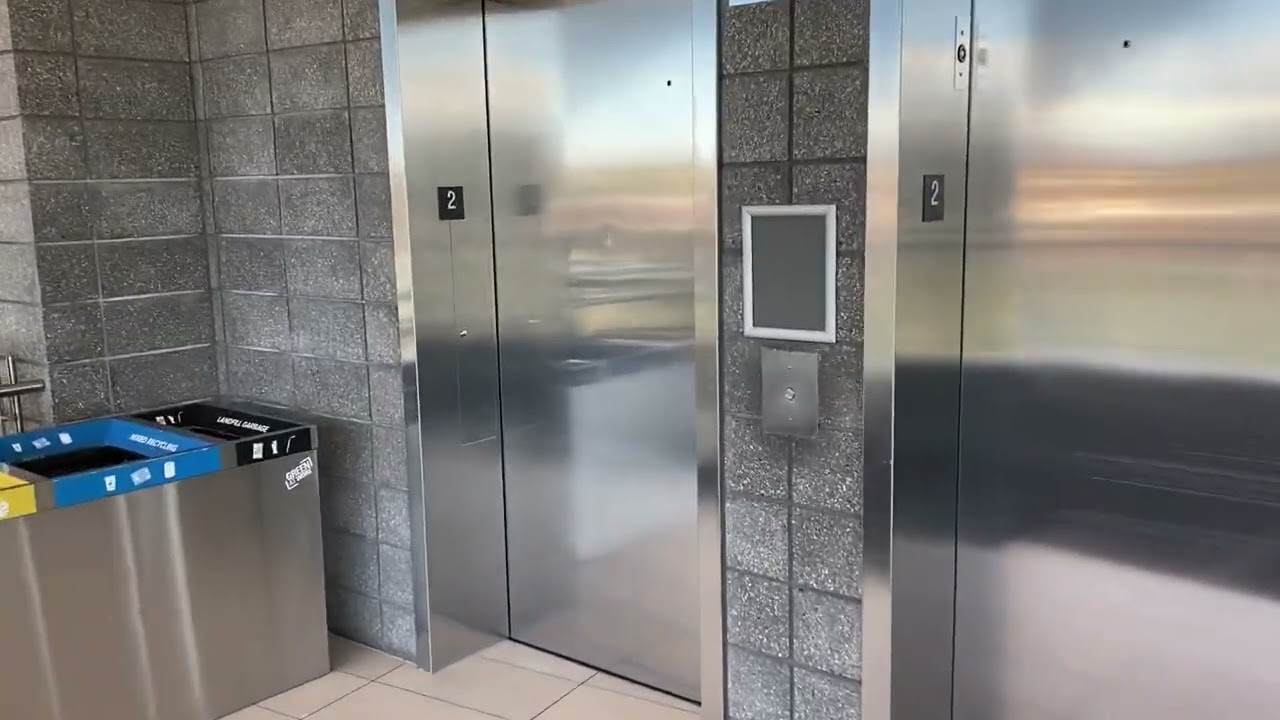 Otis Gen2 Traction Elevators at Chinook Centre Pedestrian Bridge (Calgary, AB)