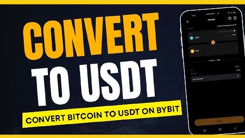How To Convert Bitcoin To USDT On Bybit App (NO FEES)