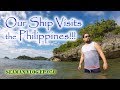 Our Ship Visits the PHILIPPINES!!! Hidden Beach in Semirara | Seaman VLOG 050