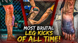 The Most Brutal Leg Kicks You Will Ever See | MMA, Kickboxing & Muay Thai Leg Kick Knockouts