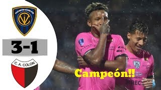 Independiente del Valle vs Colon | 3-1 | Goles y Resumen Completo | Final Sudamericana 2019