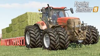 RECOLHENDO FARDOS DE GRAMA | Farming Simulator 19 | Lone Oak Farm - Episódio 51