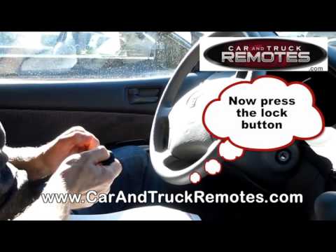 Toyota Avalon Replacement Remote Programming 2003 2008