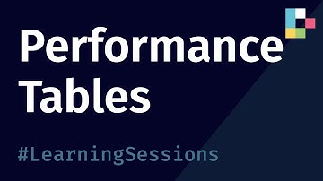 Beyond Table Loggers: raw performance data