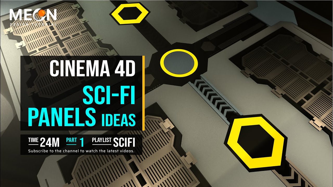 Cinema 4D Tutorial Panels Modeling | Meon VFX | Part 1 - YouTube