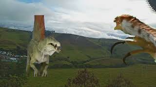 Spinosaurus Vs. Therizinosaurus Green Screen Test