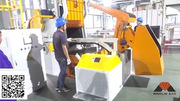 Tumble rubber belt shot blasting machine