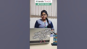HOW TO WRITE MAINS DESCRIPTIVE PAPER 🗞️📜? EXPLANATION BY PRISCILLA MA