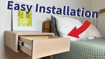 Floating Nightstand Installation Instructions