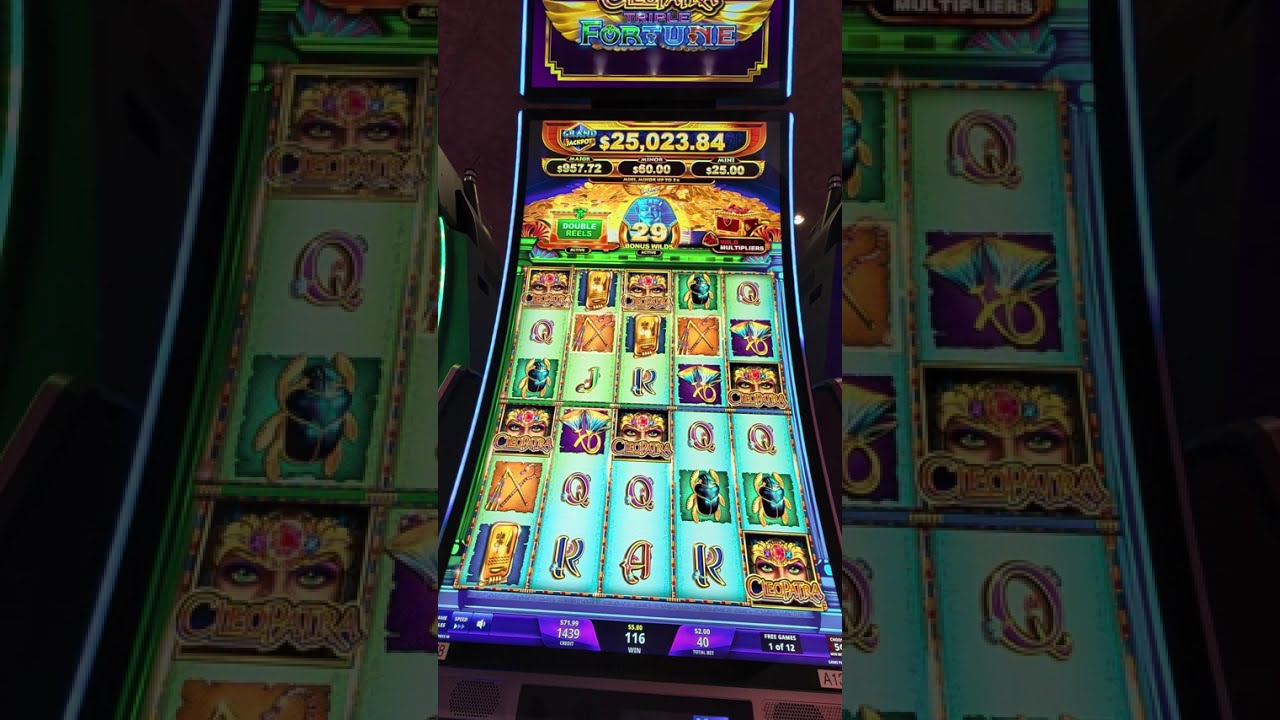 Cleopatra Triple Fortune- Double Reels and Bonus Wild bonus