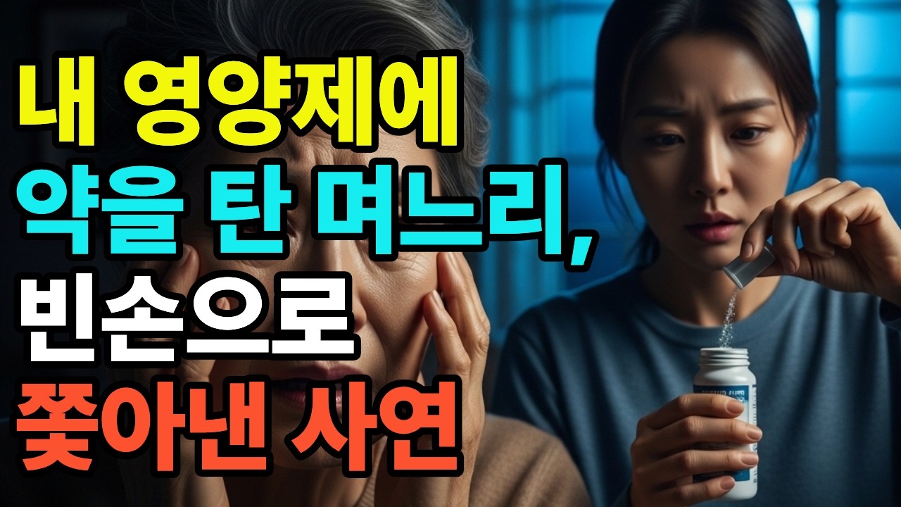 내 영양제에 약을 탄 며느리, 20억 전원주택에서 빈손으로 쫓아낸 사연. #오디오북