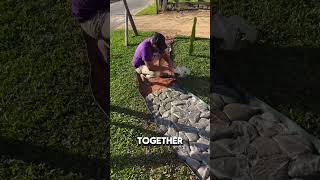 DIY Paving Hack – Cheap & Genius!💡(IG premiosdoweligton)  #diy #cementhacks #homeimprovement