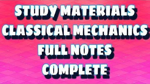 Complete Study Materials || Classical Physics | PG TRB Physics | Polytechnic | Full Notes | Tamil ||