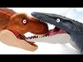 Mosasaurus VS T.Rex! Jurassic World 2 Dinosaur 공룡메카드 공룡알이 위험해 모사사우루스 티라노사우루스