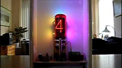 single digit nixie clock