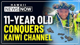 11-year-old from Kailua becomes youngest to solo paddle across Kaiwi Channel
