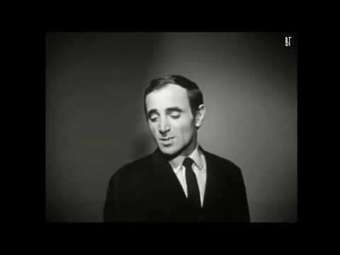Шарль Азнавур - Я жду тебя (Charles Aznavour - Je t'attends) русские субтитры