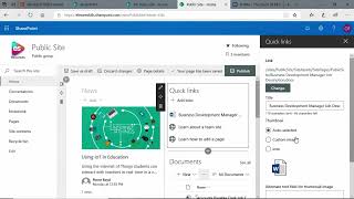 37: SharePoint |  Add Quick Links screenshot 1