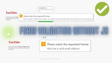 Form validation with HTML & CSS ✅ | form validation without using JavaScript (js)| validation hints💯