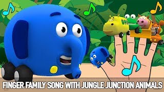 Cartoons For Kids - Jungle Junction Finger Family Nursery Rhymes Songs For Babies Abd Kids
