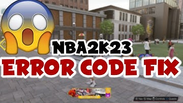 NBA2K23 ERROR CODE 6F8CE31B FIX! 100% WORKING! WORKS ON ALL CONSOLES!