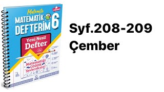 6.Sinif Matemi̇to S.208-209 Çember