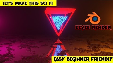 Creating a Sci Fi scene and loop video using Blender Eevee | SkcjFx