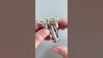 Separate the two bolts, simple or impossible?#Puzzles #IQ #iqtest