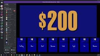 KTaNE Jeopardy (Community Event 2020-09-18)