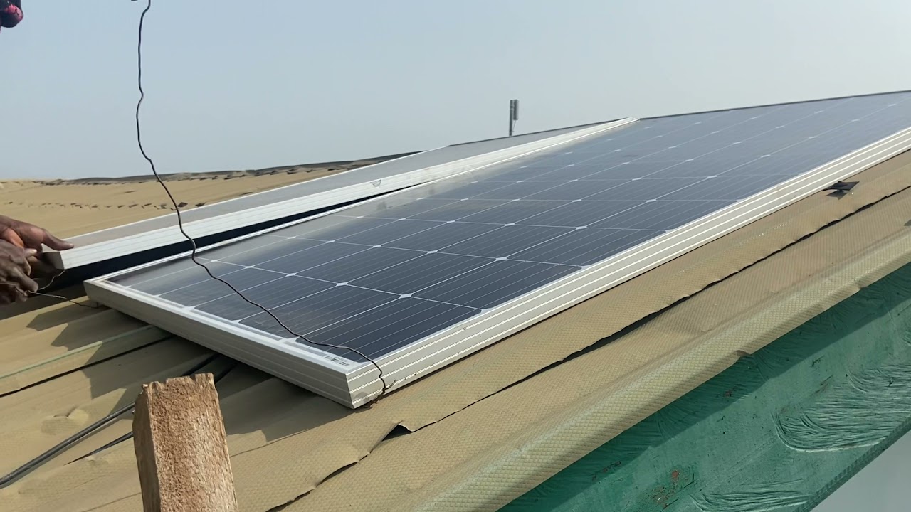 Installing solar panels to mine Bitcoin in Ghana 🇬🇭