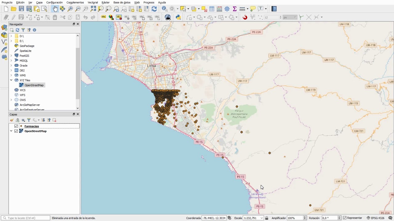 SIG - Curso QGIS 3.0 Tema 04 - Trabajo con Archivos CSV, CAD, KML.