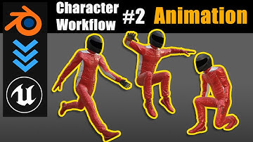 [Blender to UE] Custom Characters #2  - Creating Animations for Games