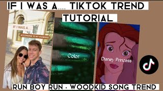 if i was tiktok trend tutorial | run boy run tiktok tutorial | run by run tiktok trend | New trend Resimi