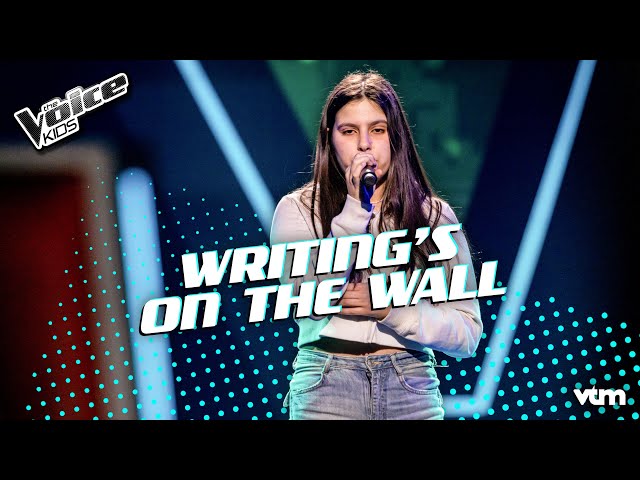 Ines - 'Writing's On The Wall' | Blind Auditions | The Voice Kids | VTM class=