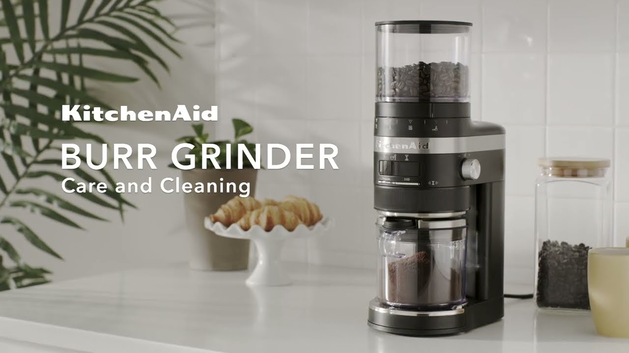 How to care and clean the KitchenAid burr grinder KitchenAid UK YouTube