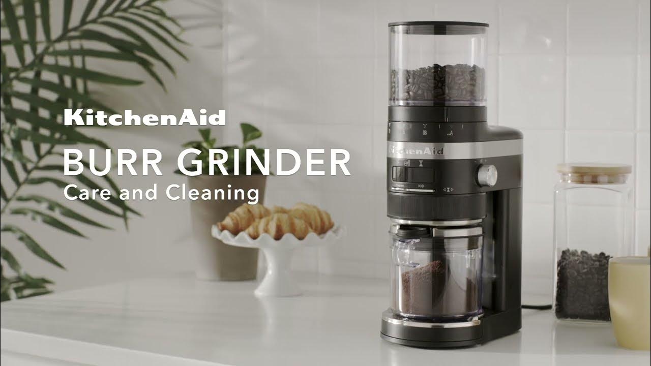 How to clean and care KitchenAid Coffee Grinder KitchenAid UK YouTube