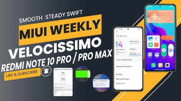MIUI VELOCISSIMO WEEKLY - PORT | 90 FPS IN GAMES UNLIMITED GPHOTOS FOR REDMI NOTE 10 PRO / PRO MAX