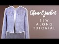 La veste inspire de chanel la plus simple  mes secrets et techniques