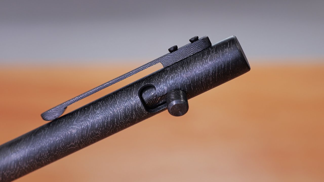 Forging a Twisted Damascus Pen from Nails