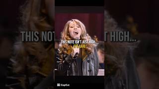This note is physically rare… and Mariah made it sound easy