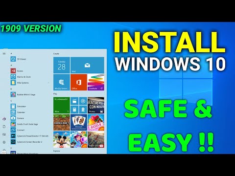 How To Install Windows 10 Safe And Easy Way Using USB Flash Drive /Pendrive