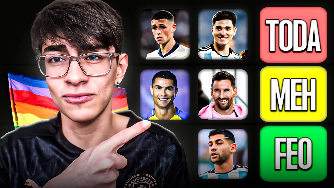 LOS FUTBOLISTAS MÁS LINDOS 😍 - TIERLIST