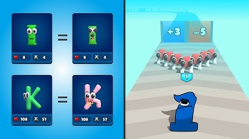 New Merge Alphabet Lore, Symbol Lore, Number Lore (A-Z) 4 | Merge Alpha: Letter Run