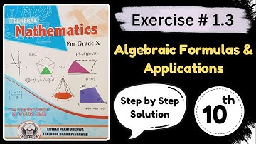 Class 10 General Math Exercise 1.3 | Exercise 1.3 General Math | Class 10th General Math KPK